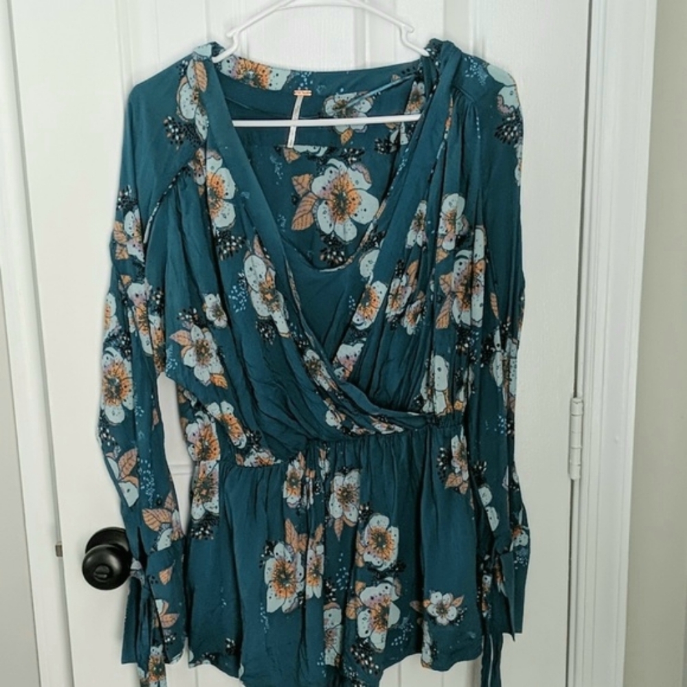 Free People Floral Top S